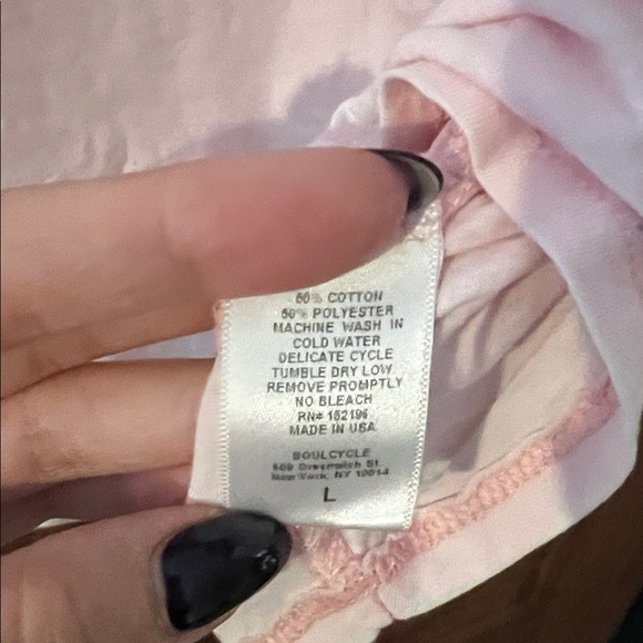 SoulCycle Light Pink Muscle Tee - Picture 3 of 4